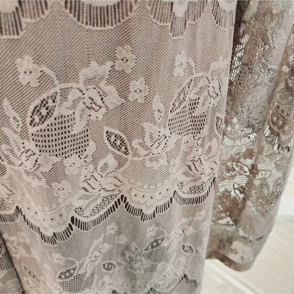 Altar'd State Gray Lace Tunic Short Casual Dress Size Small - Picture 7 of 9